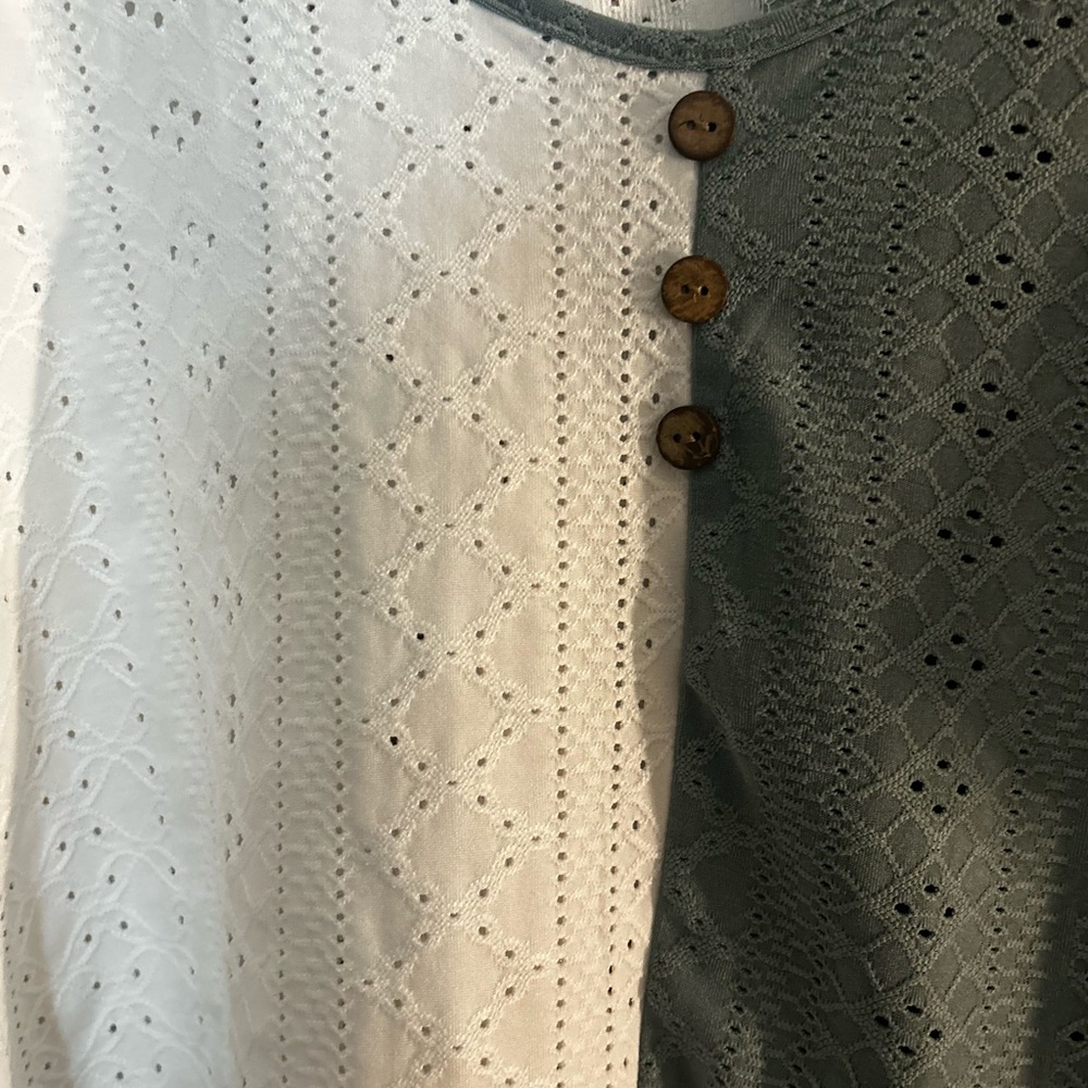 Dual Color Blouse - 3XL